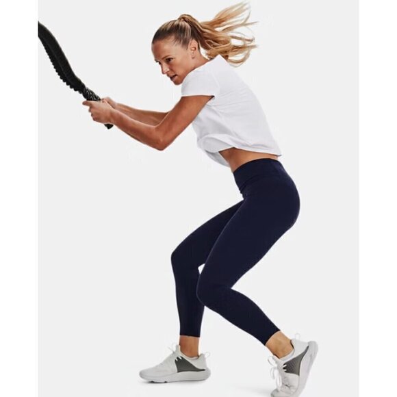 UA Under Armour‎ Women's Motion Ankle Leggings SMALL Navy Hi Rise #1369488  NWT - Picture 1 of 13